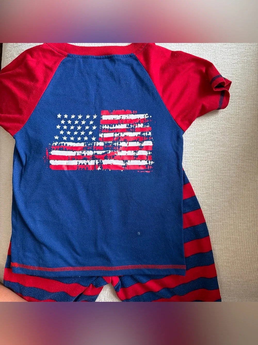 Gymboree Red & Blue 'Red White Cool' Pajama Set